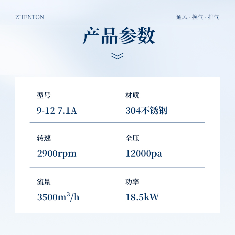 9-12-A不锈钢高压离心风机